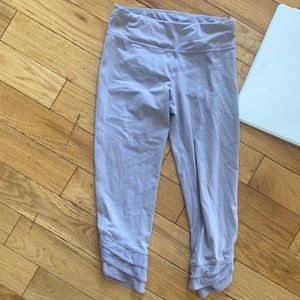 Gray Athleta Girl Cropped Leggings XL 14